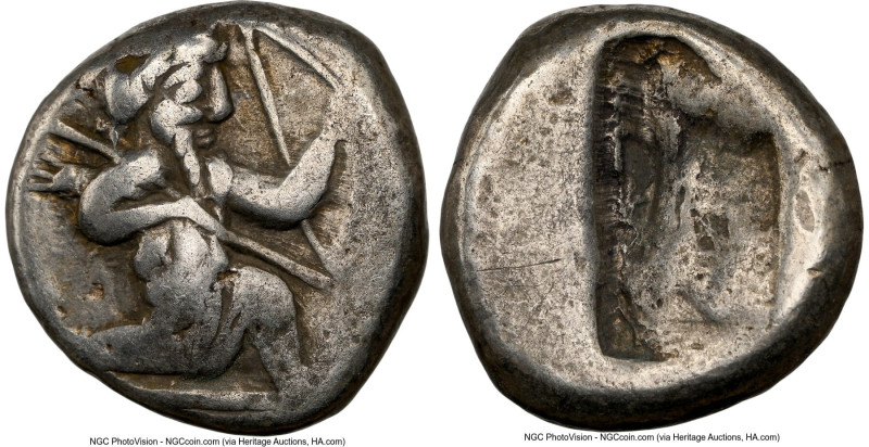 ACHAEMENID PERSIA. Darius I-Xerxes II (ca. 5th century BC). AR siglos (15mm). NG...
