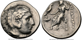 ANCIENT LOTS. Greek. Macedonian Kingdom. Alexander III the Great (336-323 BC). Lot of three (3) AR drachms. NGC VF. Includes: Three Macedonian drachms...