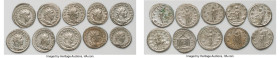 ANCIENT LOTS. Roman Imperial. Lot of ten (10) AR antoniniani. Fine-VF. Includes: Ten Roman Imperial AR antoniniani, various emperors and types. SOLD A...