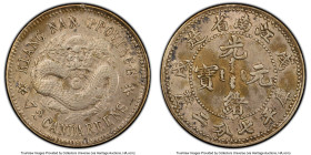 Kiangnan. Kuang-hsü 10 Cents CD 1898 AU53 PCGS, KM-142a, L&M-221, k-73b. Small rosettes. HID09801242017 © 2024 Heritage Auctions | All Rights Reserved...