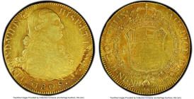 Ferdinand VII gold 8 Escudos 1809 NR-JF XF Details (Cleaned) PCGS, Nuevo Reino mint, KM66.1, Cal-1835. HID09801242017 © 2024 Heritage Auctions | All R...