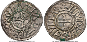 Carolingian. Charles the Bald (840-877) Denier ND (864-877) UNC Details (Cleaned) NGC, Rennes mint. HID09801242017 © 2024 Heritage Auctions | All Righ...