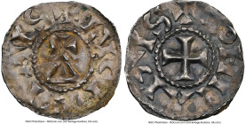 Carolingian. Conrad the Pacific (Peaceful) Denier ND (937-993) AU58 NGC, Rob-1892. 1.28gm. HID09801242017 © 2024 Heritage Auctions | All Rights Reserv...