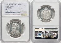 Louis XVI silver "Comitia burgundiae" Jeton 1785-Dated MS63 NGC, Feuardent-9867. 30mm. HID09801242017 © 2024 Heritage Auctions | All Rights Reserved