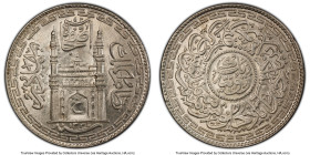 Hyderabad. Mir Usman Ali Khan Rupee AH 1337 Year 8 (1918/1919) MS64 PCGS, Hyderabad (Farkhanda Bunyad) mint, KM-Y53a. HID09801242017 © 2024 Heritage A...