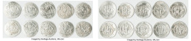 Dabwayhid Ispahbads of Tabaristan 10-Piece Lot of Uncertified Hemidrachms, Tabaristan mint, A-52. Average grade AU. Average size 23.5mm. Average weigh...