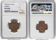 Gorizia. Francesco II 2 Soldi 1799-S MS64 Brown NGC, Smolnik mint, KM44. Top Grade Certified. HID09801242017 © 2024 Heritage Auctions | All Rights Res...