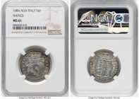 Naples & Sicily. Carlo II of Spain Tari 1684 AG-A MS61 NGC, Naples mint, KM104, MIR-298/2. HID09801242017 © 2024 Heritage Auctions | All Rights Reserv...