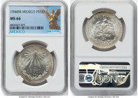 Estados Unidos Pair of Certified Pesos 1944-M MS66 NGC, Mexico City mint, KM455 HID09801242017 © 2024 Heritage Auctions | All Rights Reserved