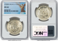 Estados Unidos Pair of Certified Pesos MS66 NGC, 1) Peso 1938-M 2) Peso 1944-M Mexico City mint, KM455. HID09801242017 © 2024 Heritage Auctions | All ...