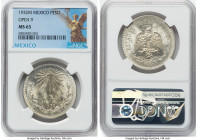Estados Unidos 3-Piece Lot of Certified Pesos MS65 NGC, 1) Peso 1932-M. Open 9 2) Peso 1933-M 3) Peso 1938-M Mexico City mint, KM455. HID09801242017 ©...