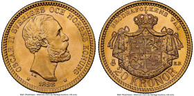 Oscar II gold 20 Kronor 1898-EB MS65 NGC, Stockholm mint, KM748, Fr-93a. HID09801242017 © 2024 Heritage Auctions | All Rights Reserved