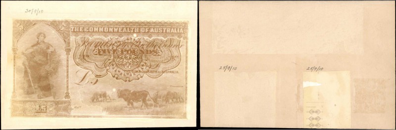 AUSTRALIA. Commonwealth of Australia. 5 Pounds, ND. P-UNL. Archival Photograph. ...