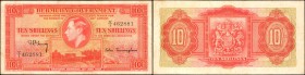 BERMUDA. Bermuda Government. 10 Shillings, 1937. P-10b. Very Fine.

Even circulation and fully problem free for the assigned grade on this more chal...