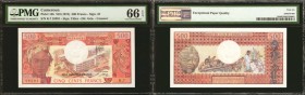 CAMEROON. Banque des Etats de l'Afrique Centrale. 500 Francs, ND (1974). P-15b. PMG Gem Uncirculated 66 EPQ.

Signature 5. Color, centering, and reg...