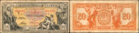 CANADA. Canadian Bank of Commerce. 20 Dollars, 1935. CH# 75-18-10. Very Fine.

A gorgeous VF quartet of this popular design that even though its cir...