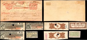 COLOMBIA. Colombia Financial Ephemera. Uncertified Items.

5 pieces in lot. Five mixed, uncertified items classified at the end of the Gobierno and ...