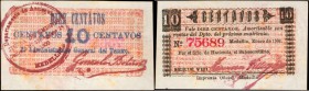 COLOMBIA. Departamento de Antioquia. 10 Centavos. January 1901. P-S1021c.

3 pieces in lot. Small format notes, similar style with blue backs, but n...
