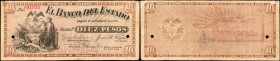 COLOMBIA. Banco del Estado. October 1, 1900. Lot of Eight (8) Notes, Various Denominations.

8 pieces in lot. Nearly a complete denomination set is ...