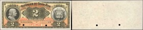 COSTA RICA. Republica de Costa Rica. 2 Colones, 1902-05. P-144sp. Specimen Proof. Choice Extremely Fine.

A vibrant Specimen Proof example that will...