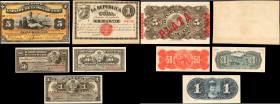 CUBA. Mixed Cuban Banks. 20 & 50 Centavos and 1 & 5 Pesos, Mixed Dates. P-46a, 47a, 48b, 53, & 55a. Very Fine.

5 pieces in lot. A lightly circulate...