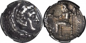 MACEDON. Kingdom of Macedon. Alexander III (the Great), 336-323 B.C. AR Tetradrachm (16.78 gms), Babylon Mint, ca. 331-325 B.C. NGC Ch VF, Strike: 5/5...