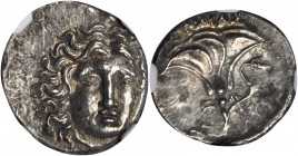 MACEDON. Kingdom of Macedon. Perseus, 179-168 B.C. AR Drachm (2.43 gms). NGC AU, Strike: 4/5 Surface: 2/5. Light smoothing.

SNG Keckman-794. Pseudo...
