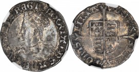 GREAT BRITAIN. 4 Pence (Groat), ND (1553-54). Mary (1553-54). NGC AU-50.

S-2492; N-1960. Pomegranate mintmark. Attractively toned with full details...