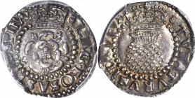 GREAT BRITAIN. 1/2 Groat, ND (1621-23). James I (1603-25). PCGS MS-64 Gold Shield.

S-2671; KM-57. Thistle mintmark. Obverse: Crowned rose, I:D:G:RO...