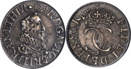 GREAT BRITAIN. Silver 1/2 Groat Pattern, ND (1631-39). Charles I (1625-49). PCGS AU-50 Gold Shield.

S-2856A; North-2687. By Nicholas Briot. Obverse...