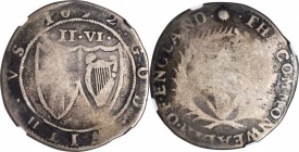 GREAT BRITAIN. 1/2 Crown, 1652. NGC AG-03.

S-3215; North-2722. Sun Mint Mark. Denomination written as II VI, meaning "two shillings and six pence"....