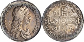 GREAT BRITAIN. Shilling, 1663. Charles II (1660-85). PCGS VF-25 Gold Shield.

S-3371; ESC 1025, KM 418.2. First bust, coin rotation. Evenly circulat...