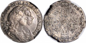 GREAT BRITAIN. 6 Pence, 1694. William & Mary (1688-94). NGC VF-35.

S-3438; ESC-1531; KM-481. Conjoined busts right. Problem free example with even ...