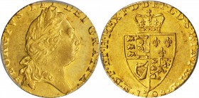 GREAT BRITAIN. Guinea, 1798. George III (1760-1820). PCGS AU-53 Gold Shield.

S-3729; Fr-356; KM-609. Evenly circulated with no mention-worthy deep ...