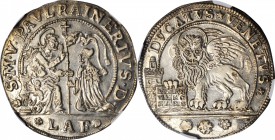 ITALY. Venice. Ducato, ND (1780). Paolo Renier (1779-89). NGC MS-62.

Dav-1567; KM-706. Moneyer LAF. Bold strike and lustrous. Lightly toned and qui...