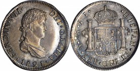 MEXICO. 2 Reales, 1821-Mo JJ. Mexico City Mint. PCGS MS-64 Gold Shield.

KM-93; Cal-Type 256#955. Bold portrait, lovely iridescent tone with strong ...