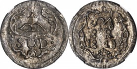 MEXICO. War of Independence. Oaxaca. 8 Reales, 1813. NGC AU-53.

KM-235. "SUD". Cast silver. Well made for this typically crudely manufactured serie...