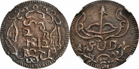 MEXICO. War of Independence. Oaxaca. 2 Reales, 1812. NGC AU-58.

KM-229; Cal-Type 258 #957. Cast silver. Exceptionally choice for this normally crud...
