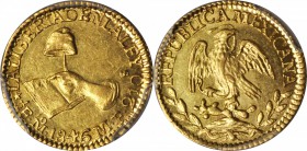 MEXICO. 1/2 Escudo, 1846-Mo MF. Mexico City Mint. PCGS MS-62 Gold Shield.

Fr-107; KM-378.5. Fully struck with radiant fields. Tied with one other e...
