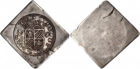 NETHERLANDS. Groningen & Ommeland. Uniface 25 Stuivers Siege Klippe, 1672. PCGS AU-50 Gold Shield.

KM-26; Mailliet-11. Struck in commemoration of t...