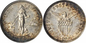 PHILIPPINES. 10 Centavos, 1903-S. San Francisco Mint. ANACS AU-58.

KM-165; Allen-7.02. A SCARCE date. Struck in 0.900 fine silver with a weight at ...