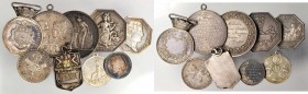MIXED LOTS. European Medals & Badges, ND (ca. 19th Centrury). VERY FINE to UNCIRCULATED.

High quality assortment of mostly silver medals and badges...