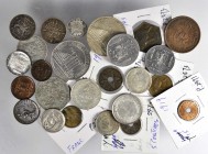MIXED LOTS. Miscellaneous Coins, ca. 19th-20th Century. Various Grades.

Approximately 54 pieces in lot. Belgian Congo (17 pieces), including a deno...