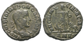 Dakien. Trebonianus Gallus (251 - 253 n. Chr.).

 Bronze.
Vs: IMP C VIBIO TREBON GALLO AVG. Büste mit Lorbeerkranz, Paludament und Panzer rechts.
...