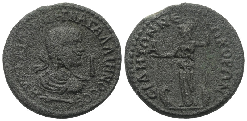 Pamphylien. Side. Gallienus (253 - 268 n. Chr.).

 Bronze.
Vs: Büste des Gall...