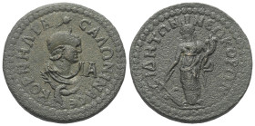Pamphylien. Side. Salonina (gest. 268 n. Chr).

 Bronze.
Vs: Drapierte Büste mit Diadem rechts, darunter Adler frontal mit gespreizten Flügeln, dar...