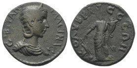 Kilikien. Kolybrassos. Tranquillina (Kaiserin 241 - 244 n. Chr.).

 Bronze.
Vs: Drapierte Büste der Tranquillina mit Diadem rechts.
Rs: Tyche mit ...