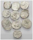 Islam - Lots.


Osmanen.
Mustafa I. (1026 - 1027 H. / 1617 1618 u. 1031 - 1032 H. / 1622 - 1623)

Lot (10 Stück, Silber): Onluk. 1031 H.

Meis...