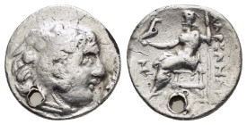 KINGS of MACEDON. Alexander III The Great.(336-323 BC).Drachm.

Condition : Good very fine.

Weight : 2.91 gr
Diameter : 17 mm