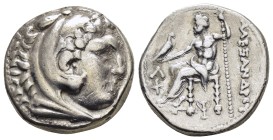 KINGS of MACEDON. Alexander III The Great.(336-323 BC).Tetradrachm.

Condition : Lightly toned.Good very fine.

Weight : 16.82 gr
Diameter : 24 m...